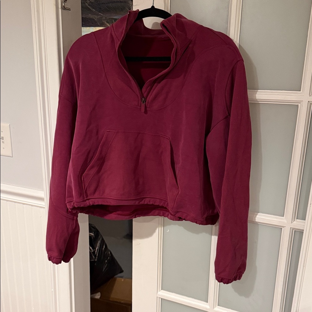 Burgundy Lululemon Quarter-Zip